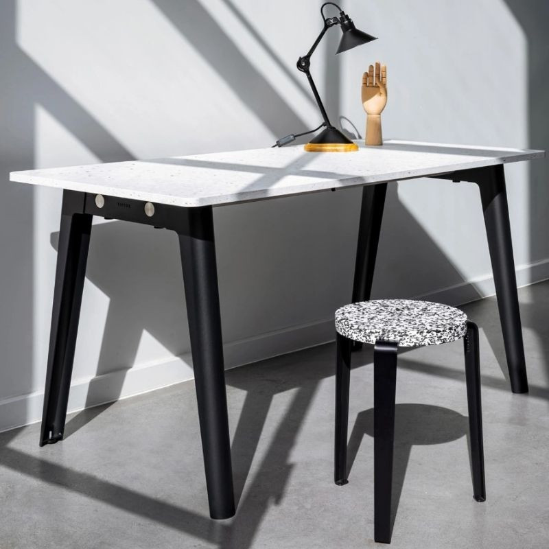 Tabouret en plastique recyclé macchiato Made in France