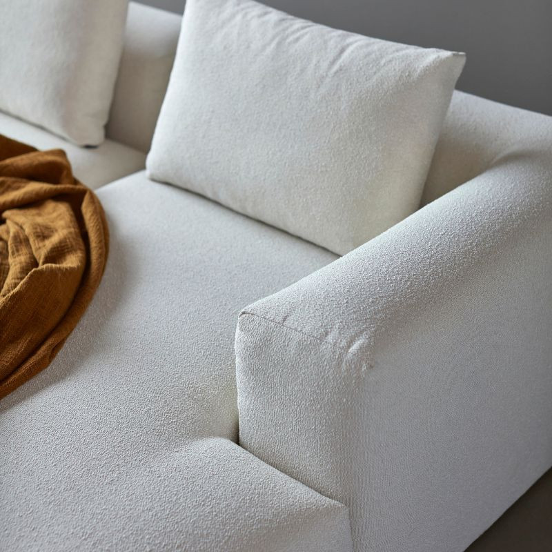Tissu : Bouclé / Couleur : Off White