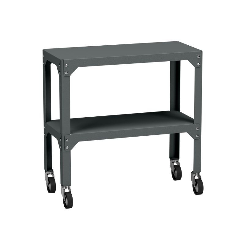 Étagère 2 niveaux en acier galvanisé Made in France