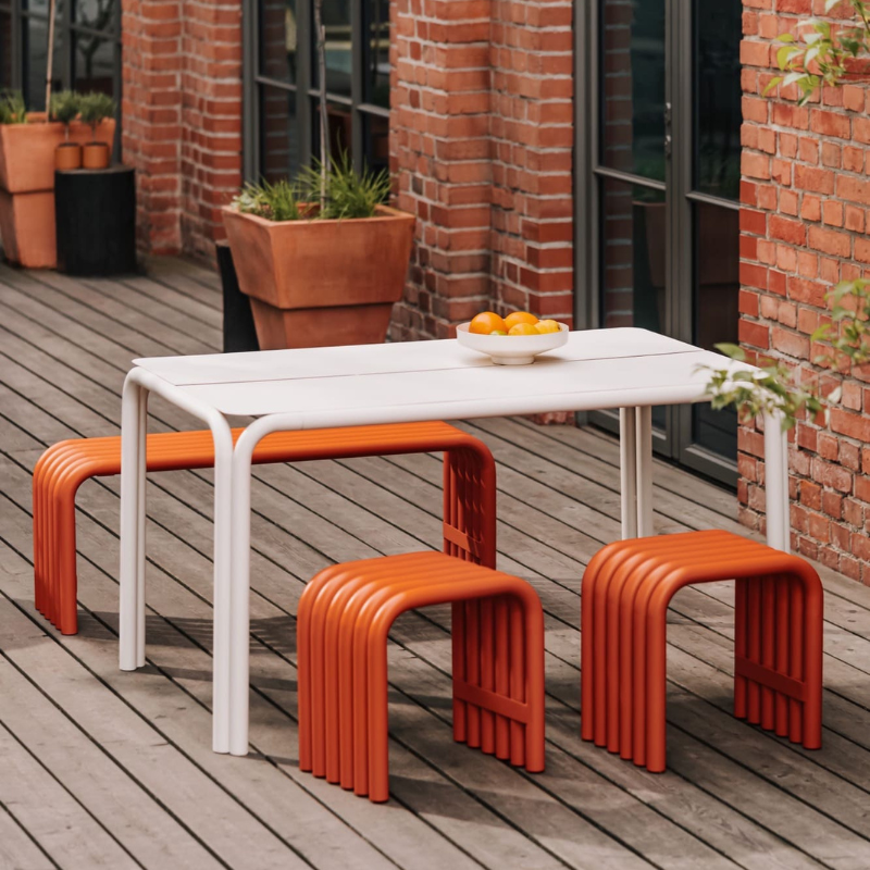 Tabouret en acier design - Nokk