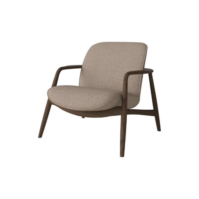 Fauteuil Bowie - Dark Beige - Chene fonce