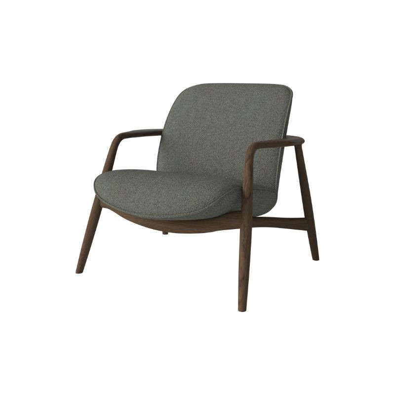 Fauteuil Bowie - Sea Green - Chene fonce
