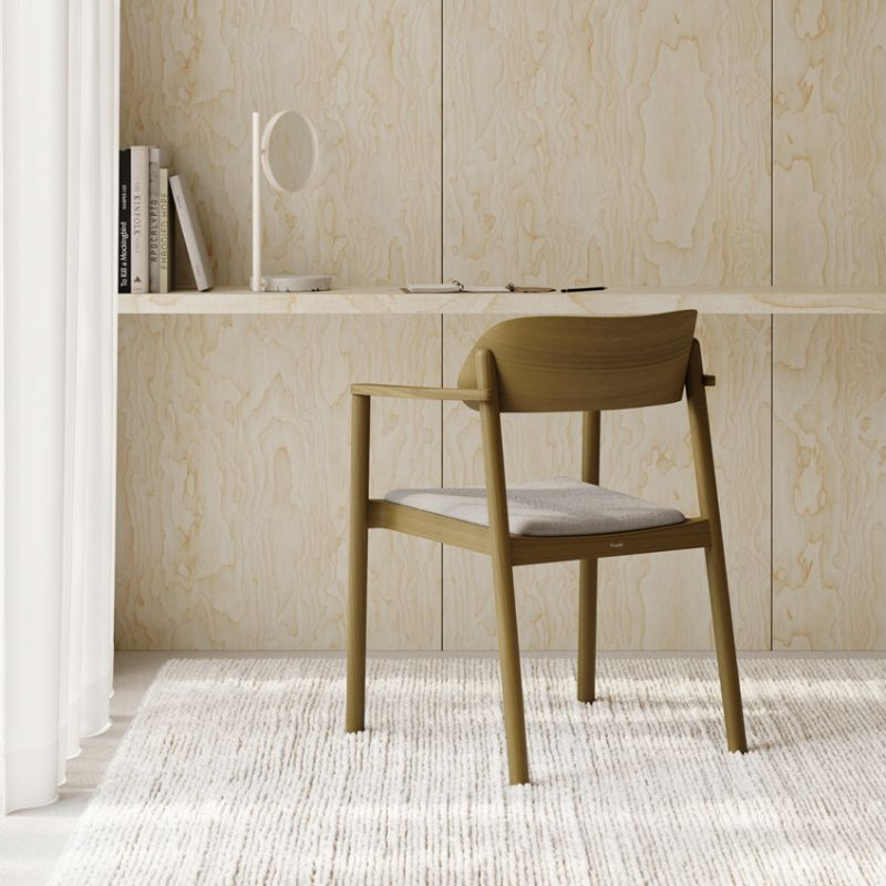 Chaise en bois avec assise tapissier - Nimm - Paged
