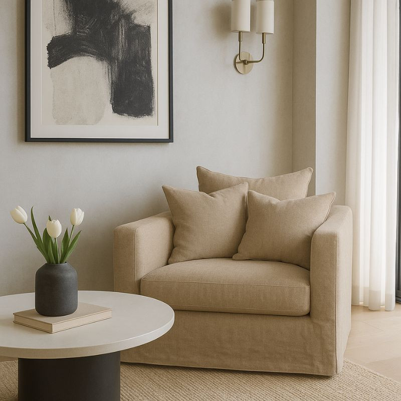 Fauteuil en lin - La Baule