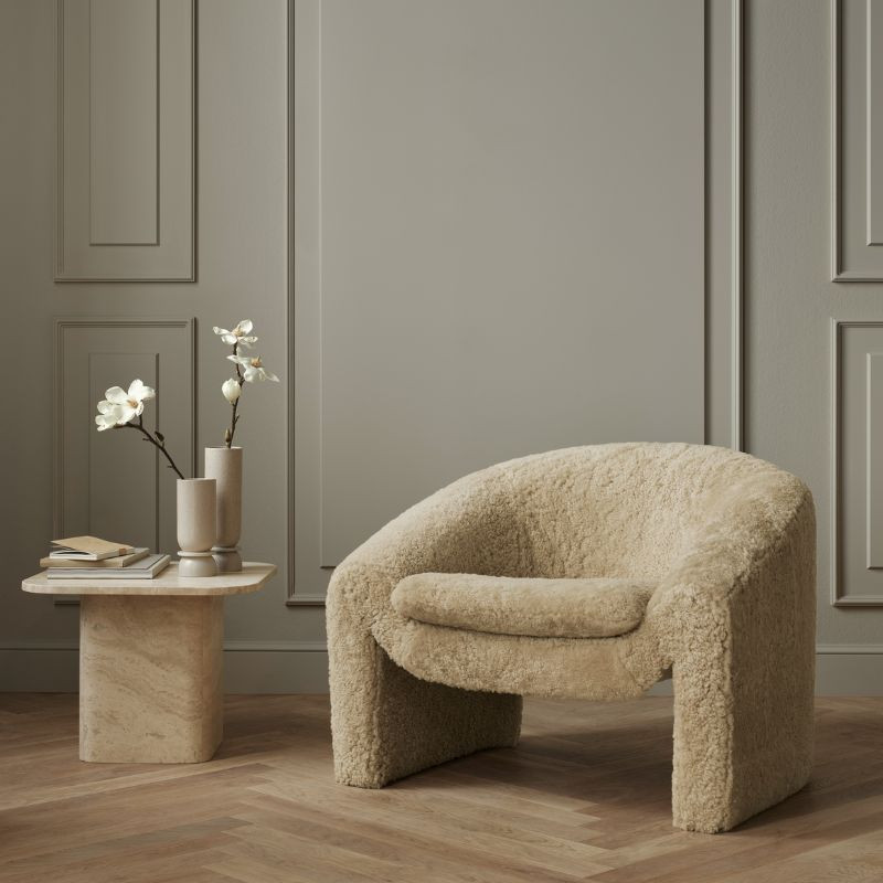 Fauteuil en peau de mouton - Mielo