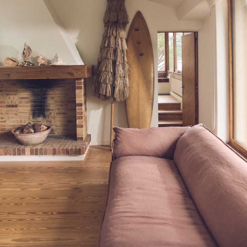 NOMAD - Linen - Dusty Rose